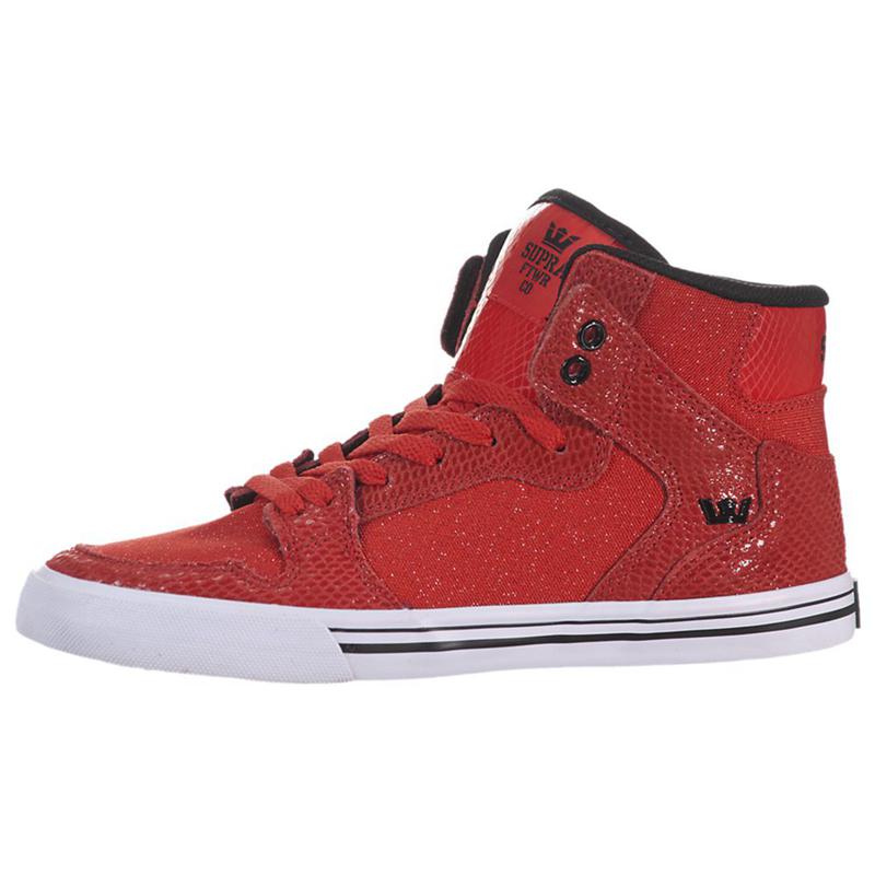 Zapatillas Altas Supra Argentina Mujer - VAIDER Rojas (GRUSD-3485)